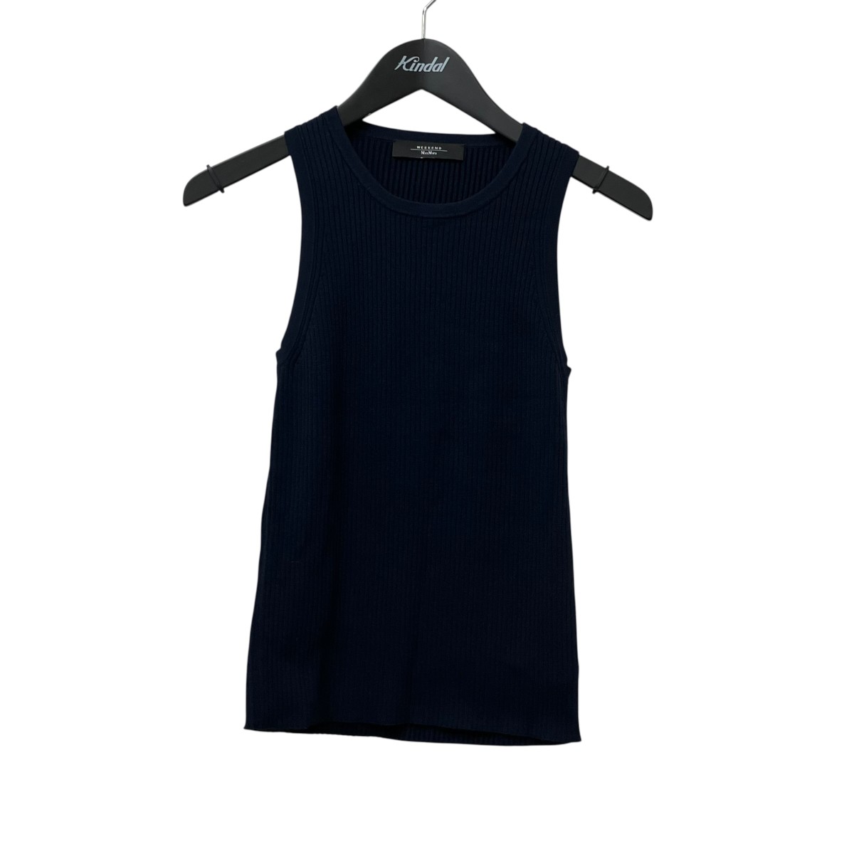 【中古】MAX MARA WEEK END LINE リブニット 2425366021 ネイビー サイズ:L 【240726】(マックスマーラウィークエンドライン)|ブランド古着のカインドオル
