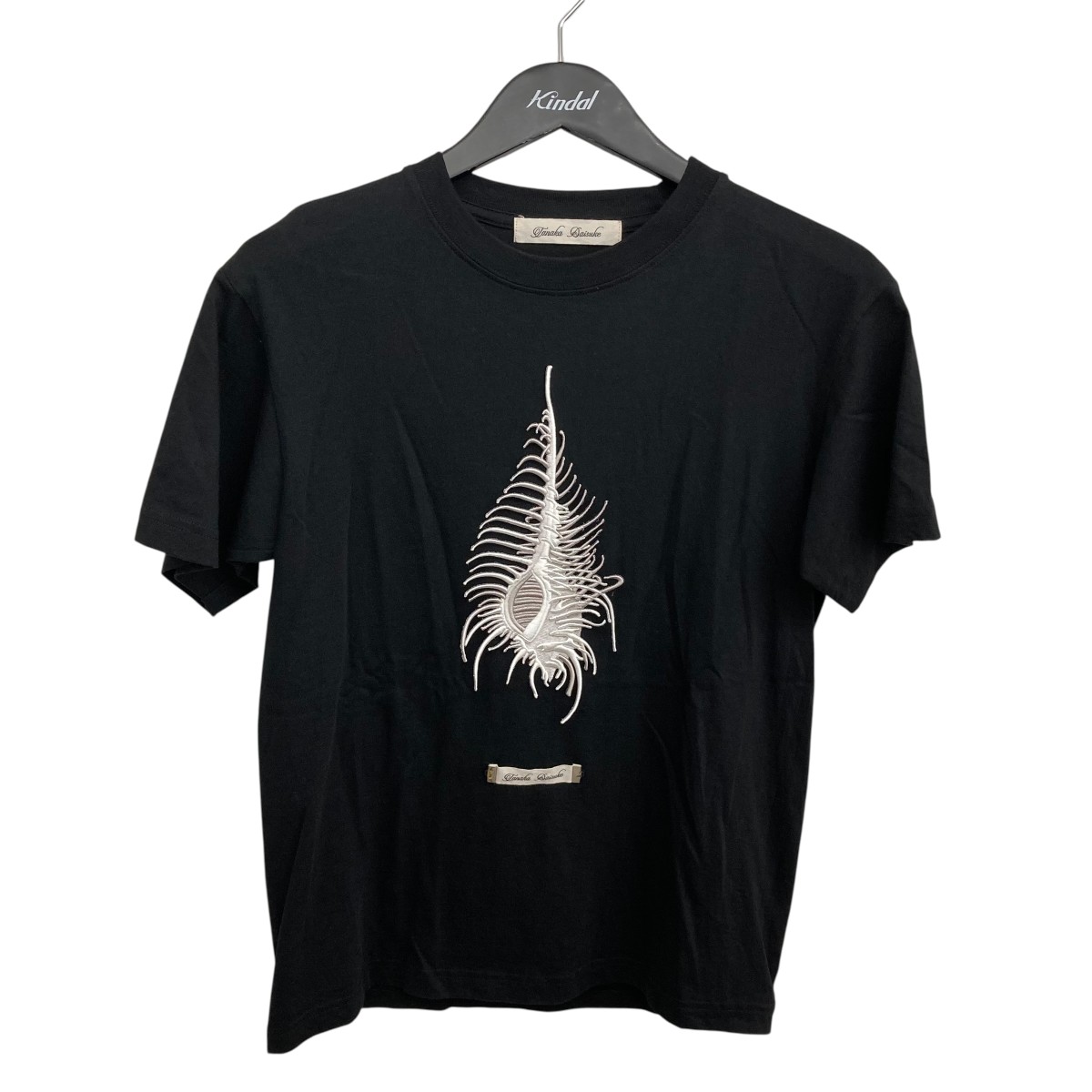 【中古】TANAKA DAISUKE　AKKIGAI Black T-shirt 半袖Tシャツ TD21AW-P003 ブラック サイズ：1 【250726】（タナカ ダイスケ）｜ブランド古着のカインドオル