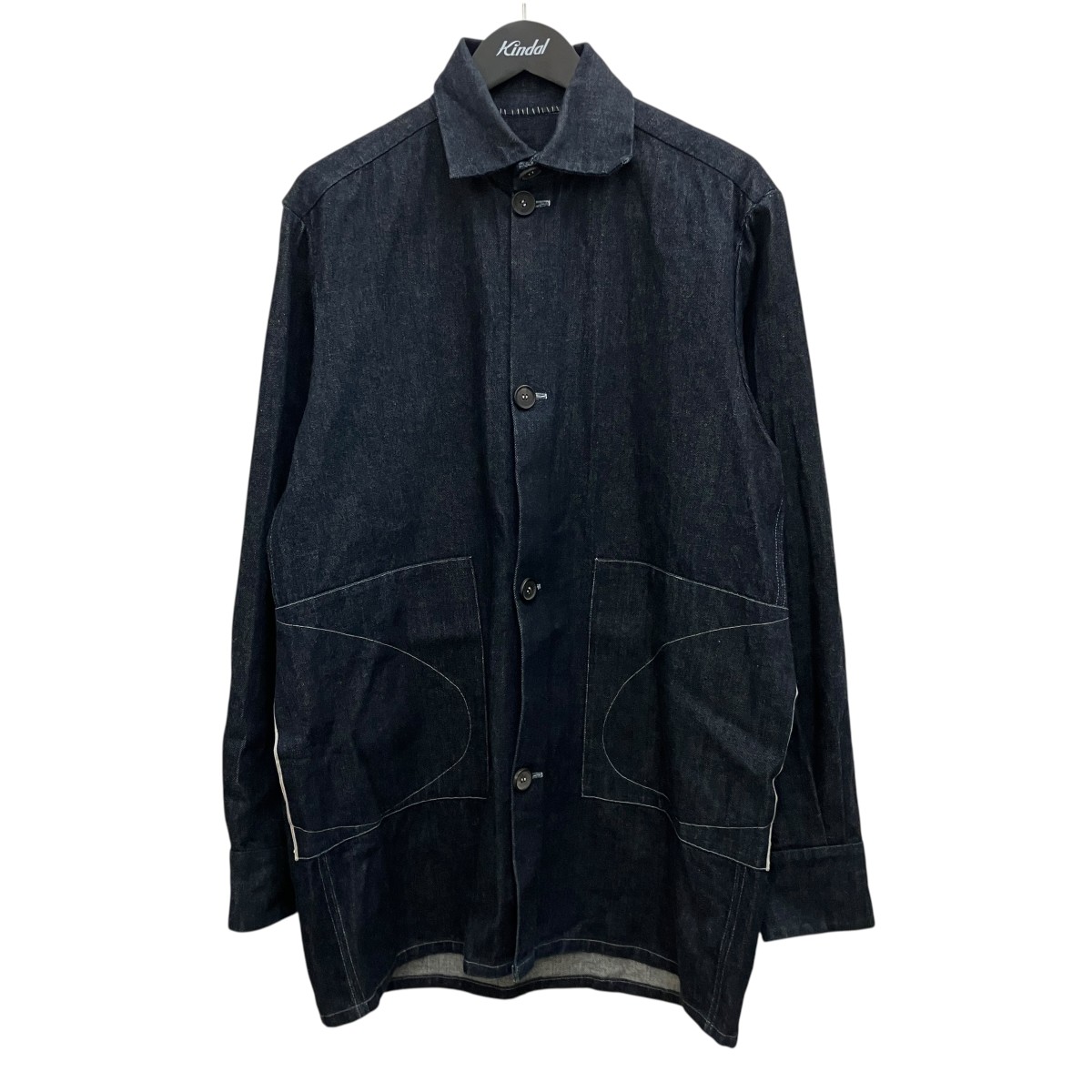 【中古】MARIA TURRI　デニムジャケット 1803 インディゴ サイズ：44 【250726】（マリアトゥーリ）｜ブランド古着のカインドオル