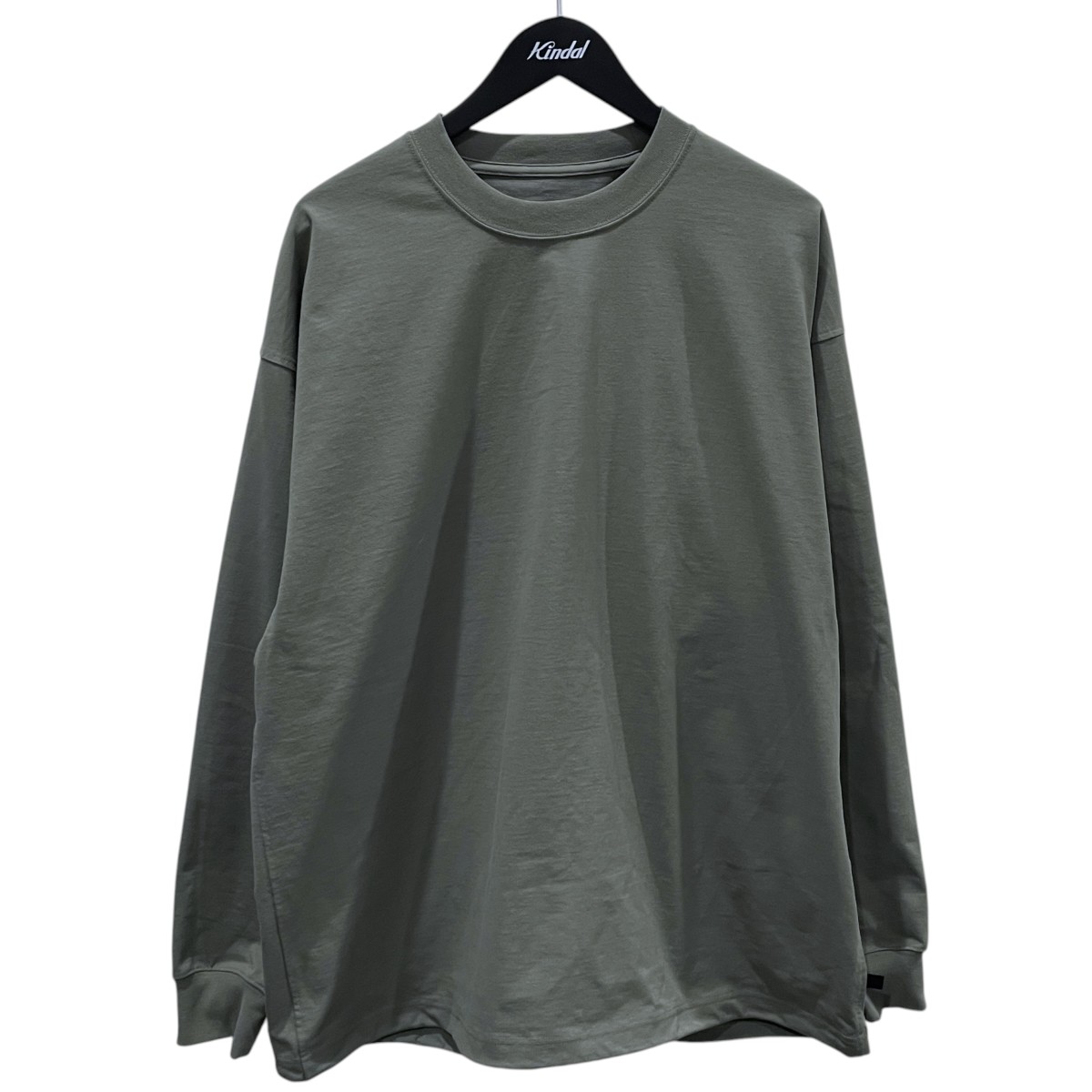 【中古】DAIWA PIER39　25SS 裾ドローコード長袖カットソー TECH DRAWSTRING L／S TEE テック ドローストリング ロングスリーブ ティー BE-40025 オリーブ サイズ：L 【280726】（ダイワピア39）｜ブランド古着のカインドオル