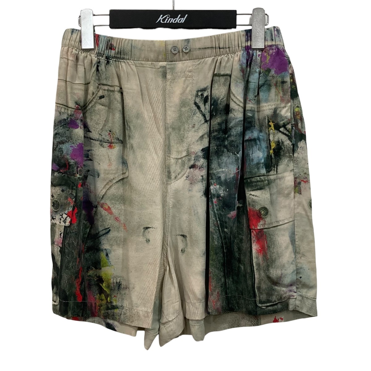 【中古】ACNE STUDIOS　ハーフパンツ FNMNSHOR000291 マルチカラー サイズ：44 【290726】（アクネストゥディオズ）｜ブランド古着のカインドオル