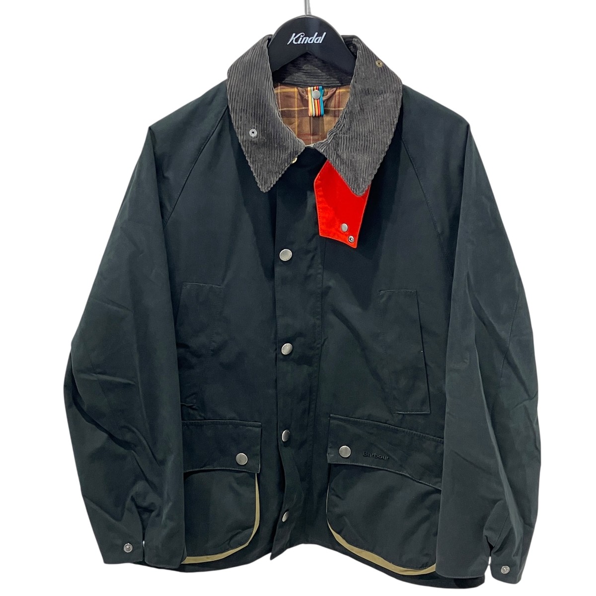 【中古】Barbour&times;Paul Smith　25AW Paul Smith Loves Bedale ライディングジャケット 4447036 グリーン サイズ：36 【290726】（バーブァー&times;ポールスミス）｜ブランド古着のカインドオル 83,160円