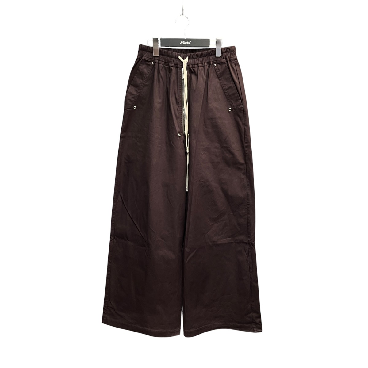 【中古】RICK OWENS　22SS GETH BELAS ワイドパンツ RU01B1365-TE ブラウン サイズ：48 【290726】（リックオウエンス）｜ブランド古着のカインドオル
