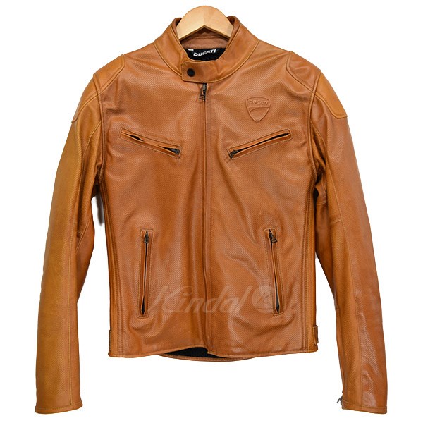 Ducati By Dainese Single Riders Jacket Brown Size 46 ドゥカティバイダイネーゼ