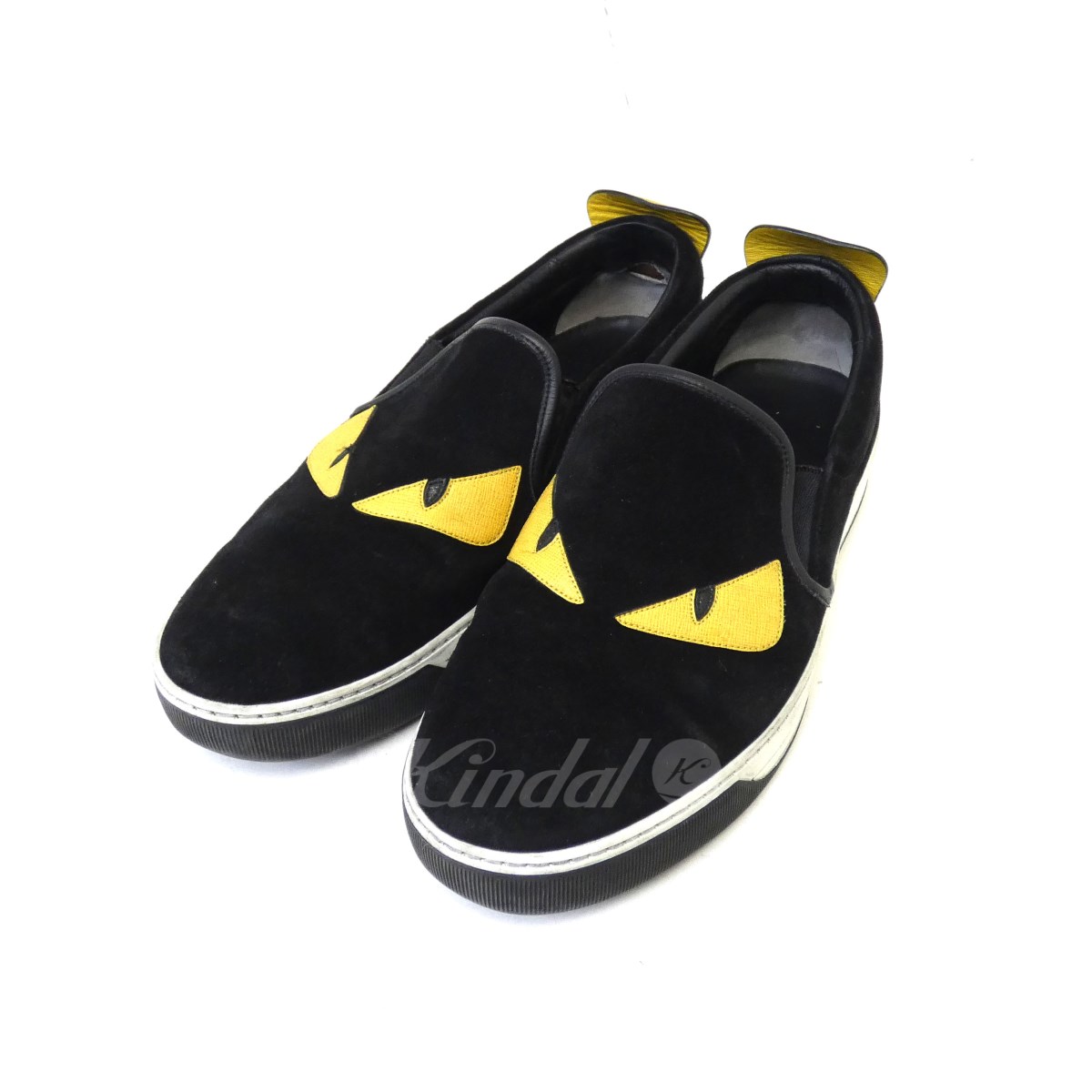 fendi monster slip on