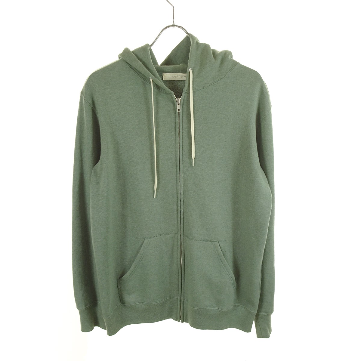 kelly green zip up hoodie