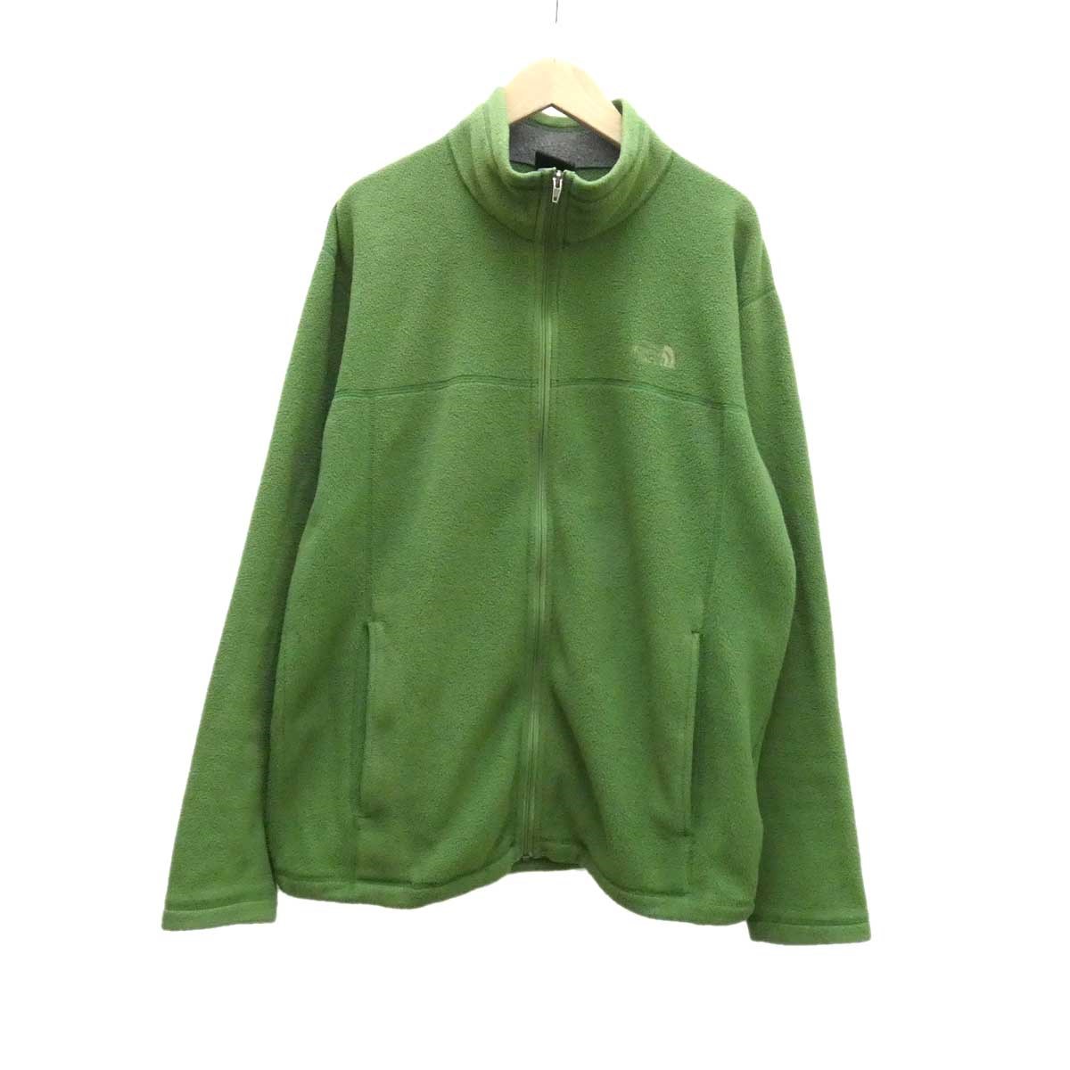 the north face fleece green