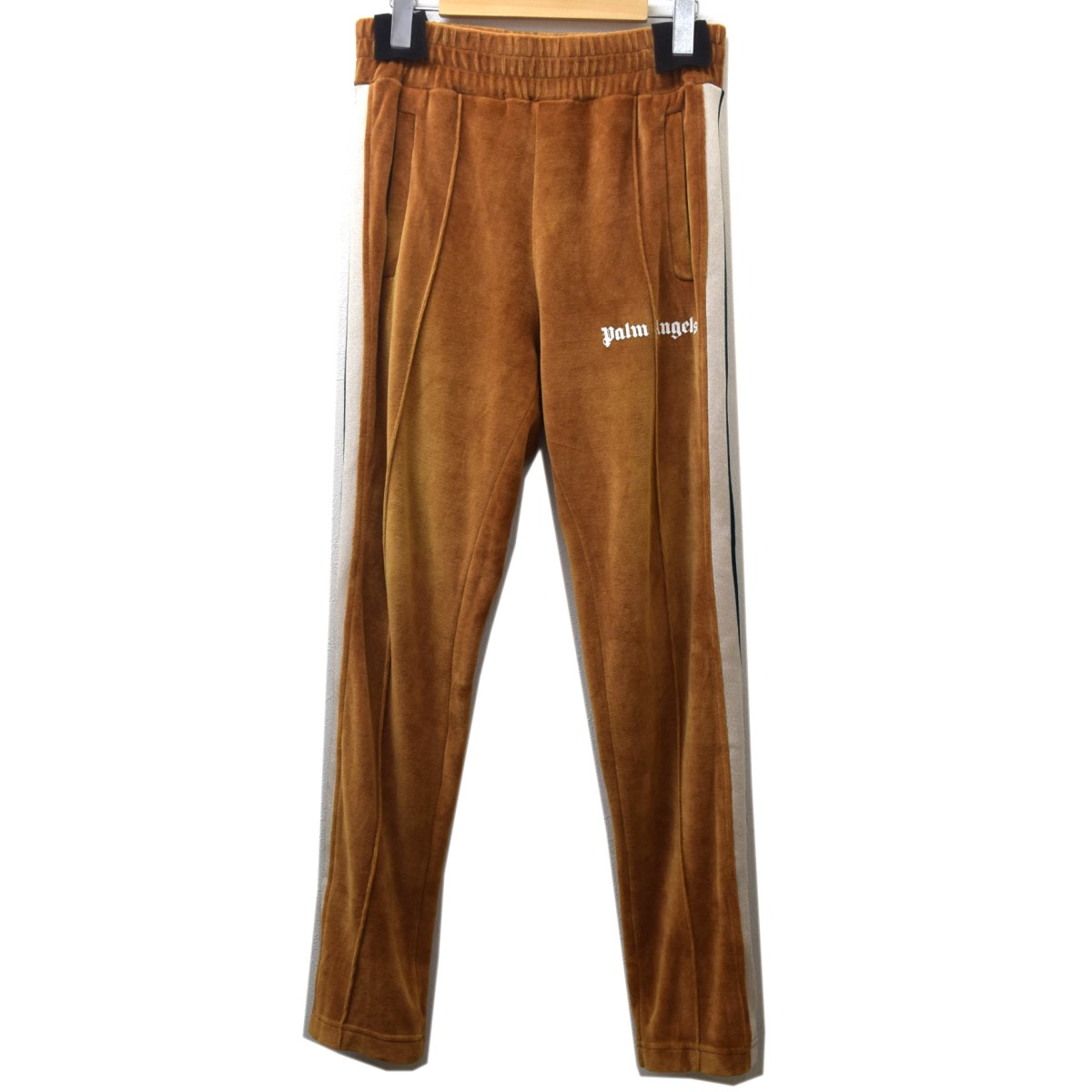 palm angels velour track pants