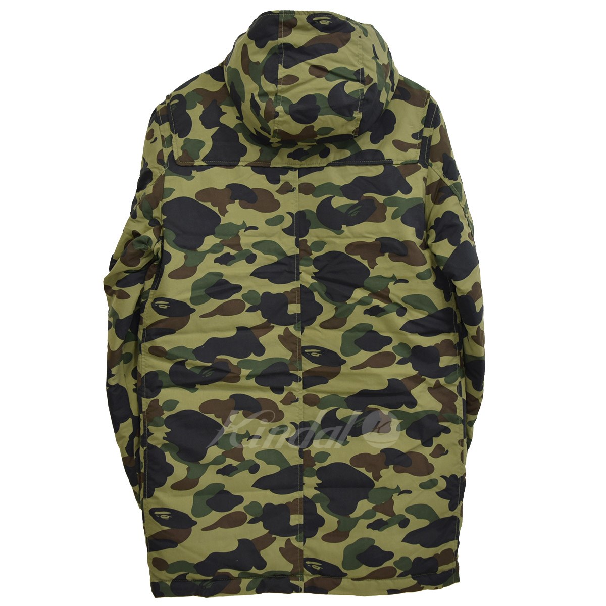 楽天市場 中古 A Bathing Ape 1st Camo Down Duffle Coat サルカモダッフルダウンコート グリーン サイズ M アベイシングエイプ ブランド古着のカインドオル