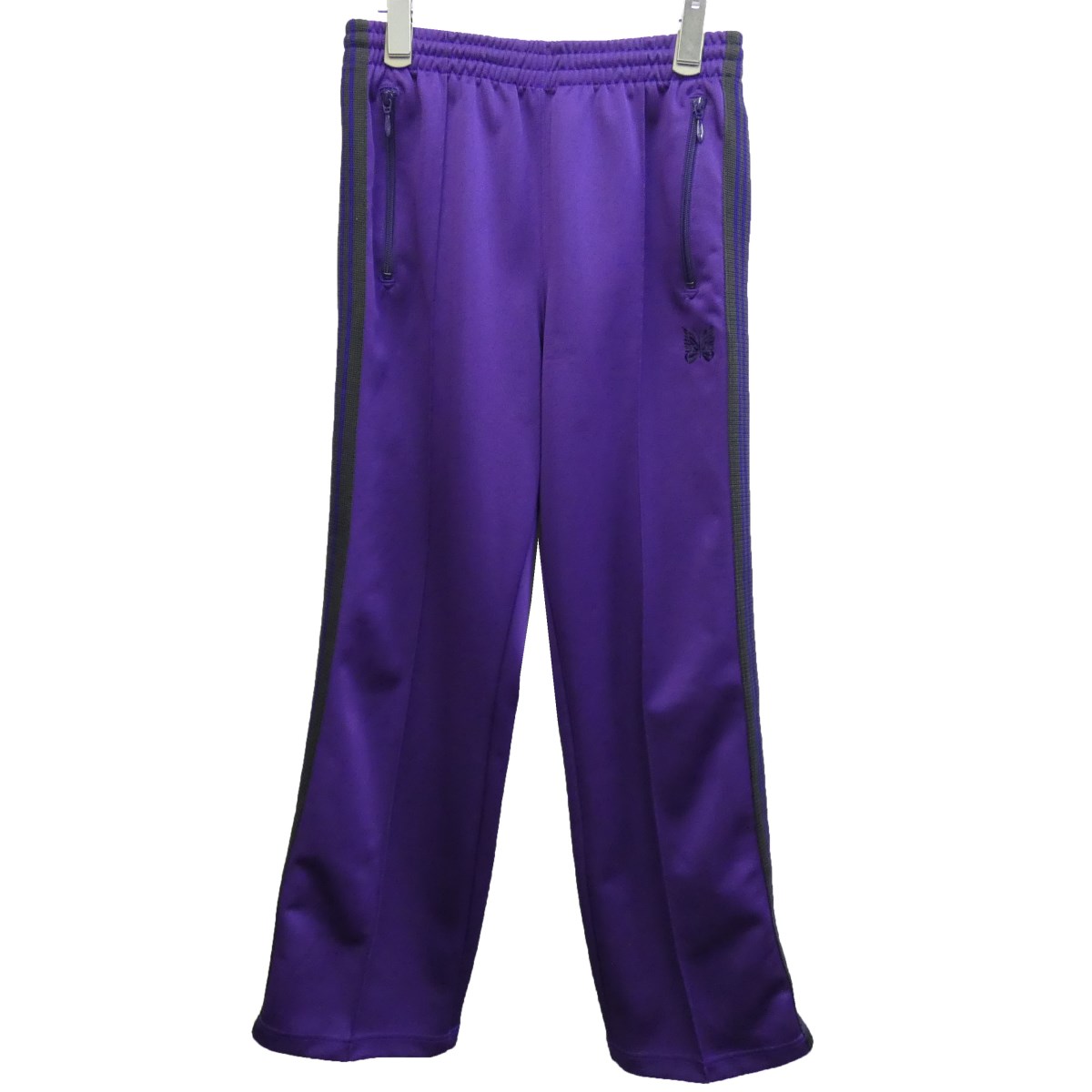 purple track pants