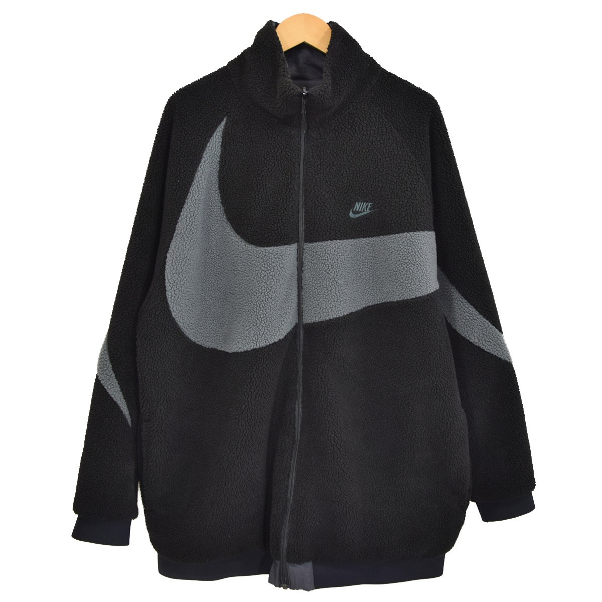 nike swoosh full zip reversible jacket