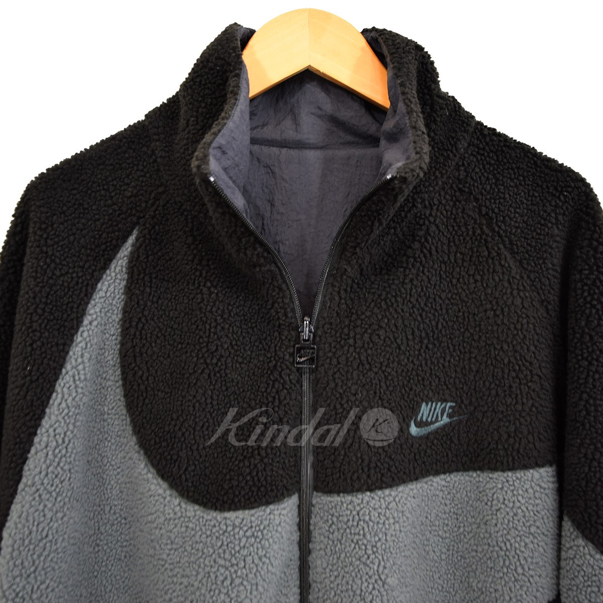 reversible swoosh full zip jacket