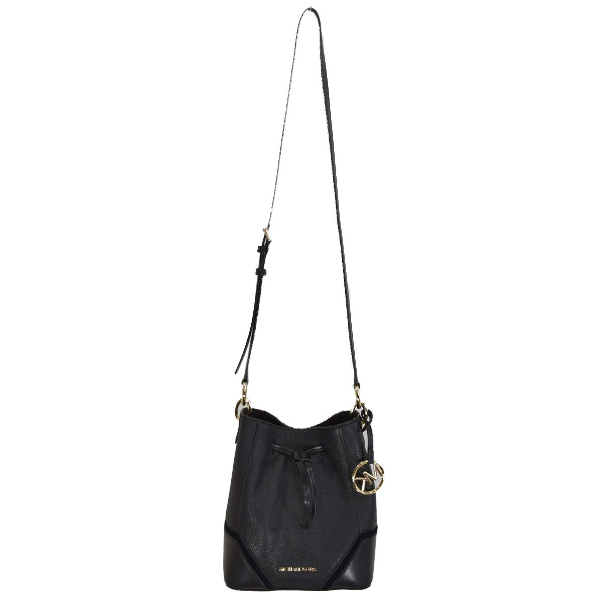 【中古】MICHAEL KORS NICOLE SM BUCKET BAG ショルダーバッグ 35S9GNIC5L ブラック サイズ:- 【300620】(マイケルコース)|ブランド古着のカインドオル