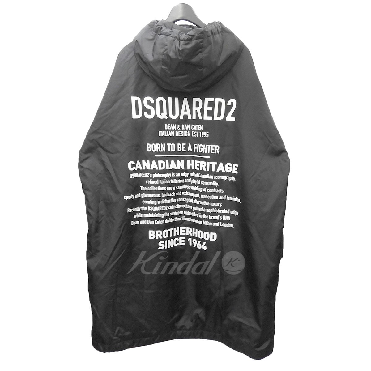 高級感 中古 Dsquared2 19aw バックプリントフーデッドコート ブラック サイズ Xs ディースクエアード 即納最大半額 コート ジャケット Www Lakelivingstonwaterfront Com