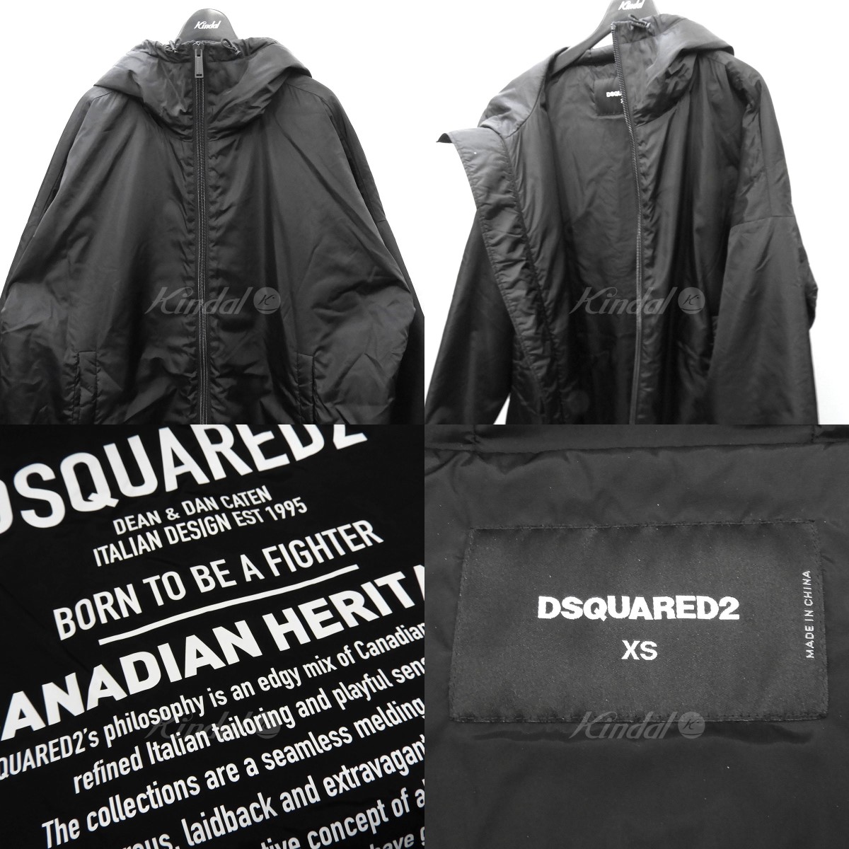 高級感 中古 Dsquared2 19aw バックプリントフーデッドコート ブラック サイズ Xs ディースクエアード 即納最大半額 コート ジャケット Www Lakelivingstonwaterfront Com