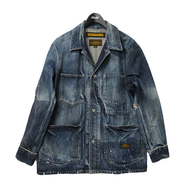 即納 最大半額 メンズファッション コート ジャケット 中古 Neighbor Hood 19ss Savage Coverall C Jkt Indigo サベージカバーオール インディゴ サイズ M ネイバーフッド Gs Louislegrand Com