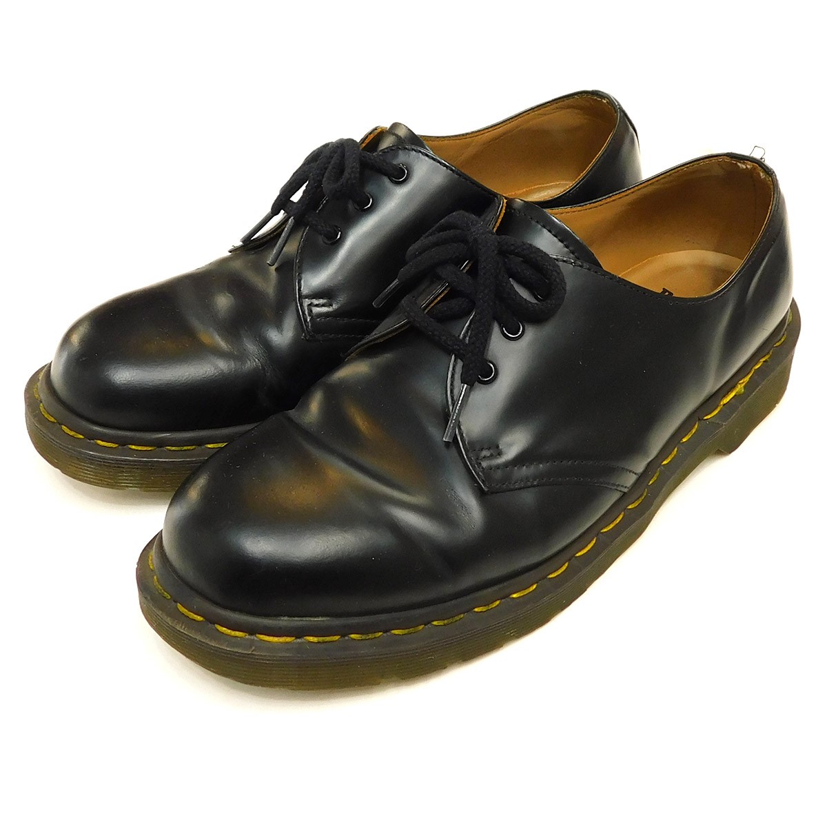 中古 Dr Martens Comme Des Garcons Homme Deux 3ホールプレーントゥシューズ ブラック サイズ Uk8 27 ドクターマーチン コムデギャルソンオムドゥ Nwgeorgiascanner Com
