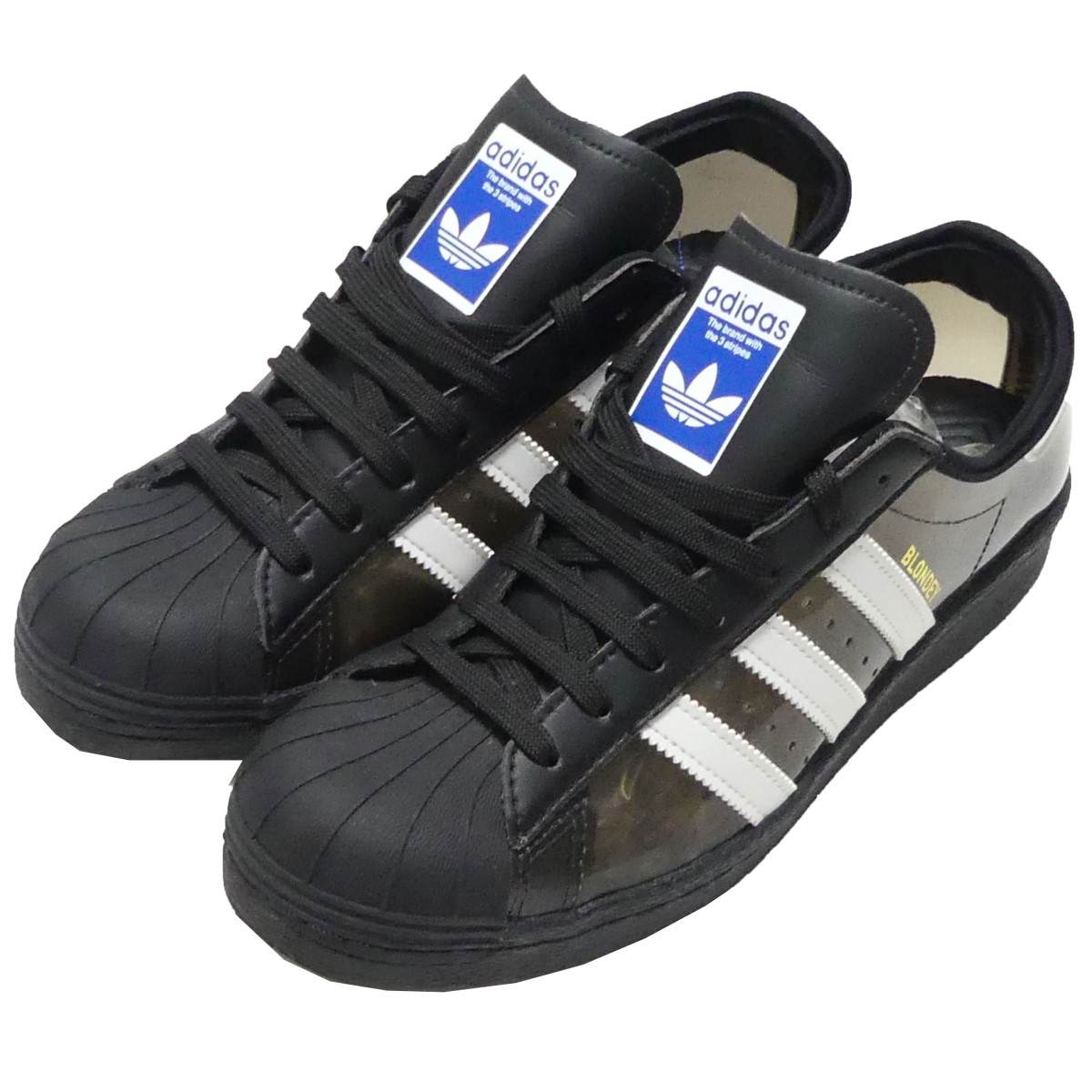 中古 Adidas Blondey Superstar ブロンディ はやりっ子 スニーカー 真っ黒 大いさ 26 0 アディダス アディダス Diahc Ae