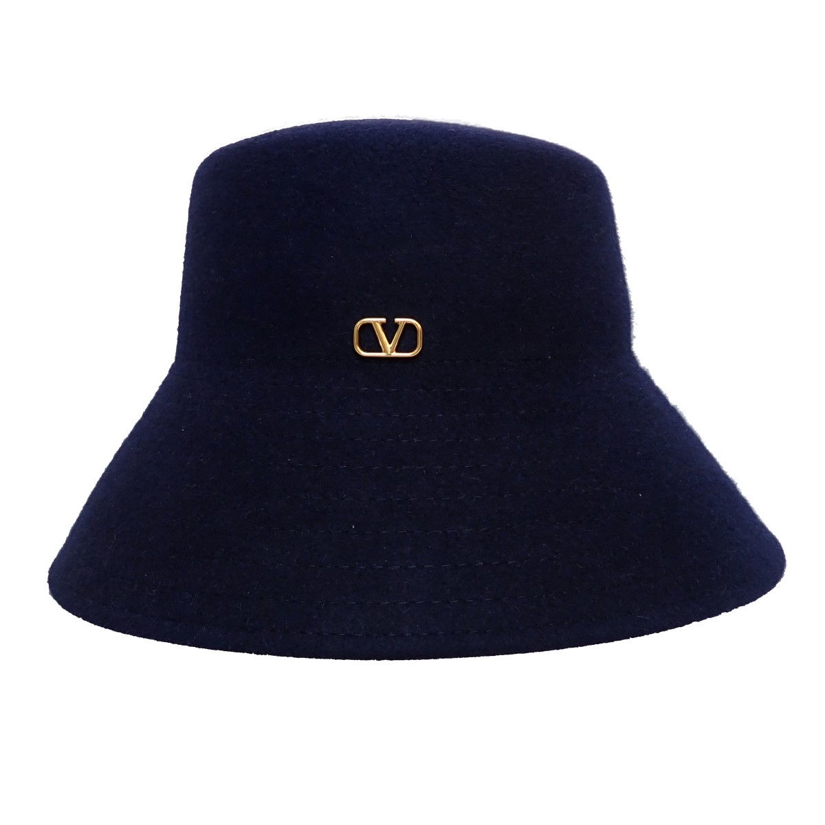 中古 Valentino 21s S Buckket Hat ネイビー サイズ M ヴァレンチノ Psicologosancora Es