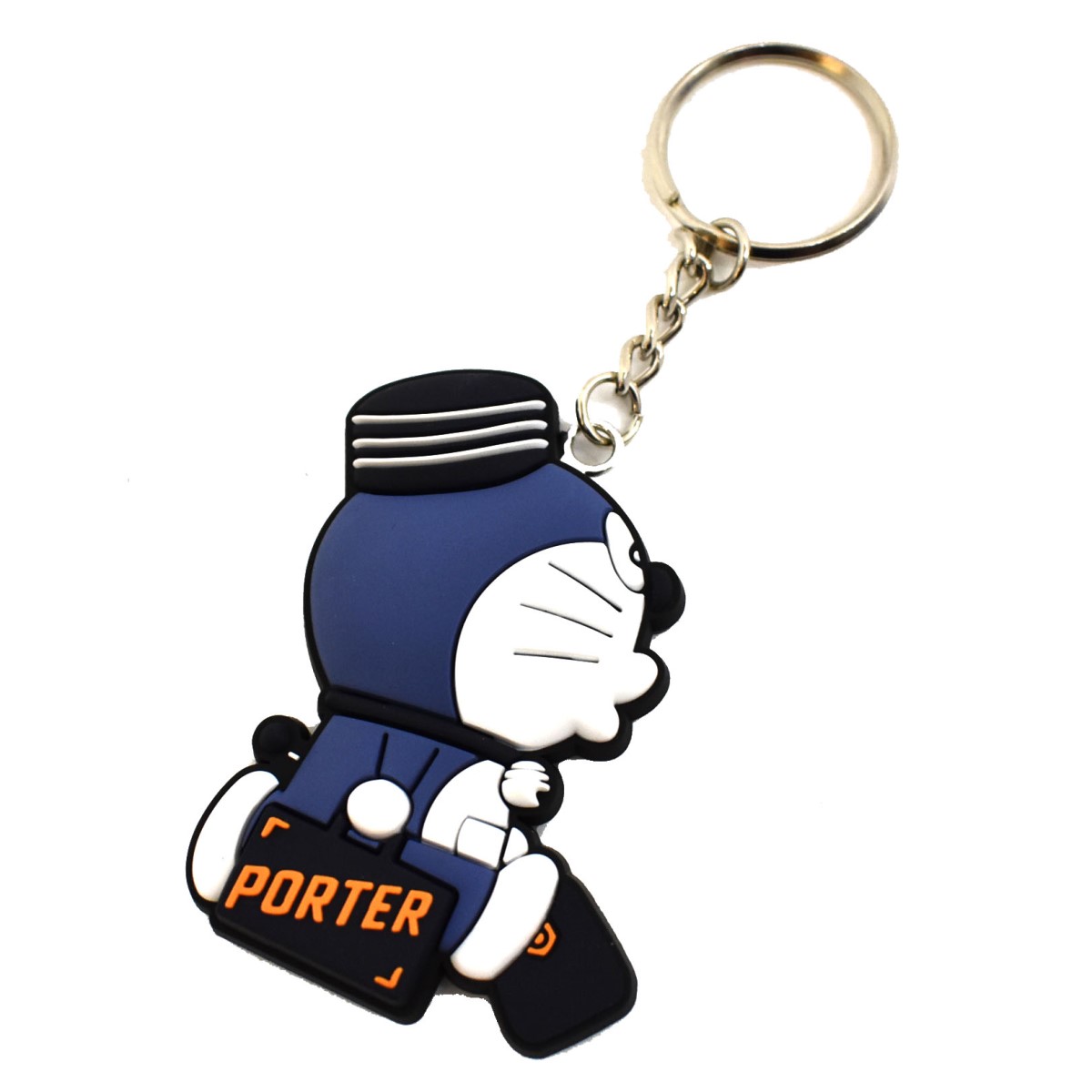 中古 Porter ドラえもん 50周年記念 Key Holder キーホルダー ネイビー ポーター ドラエモン Antaraglobal Org