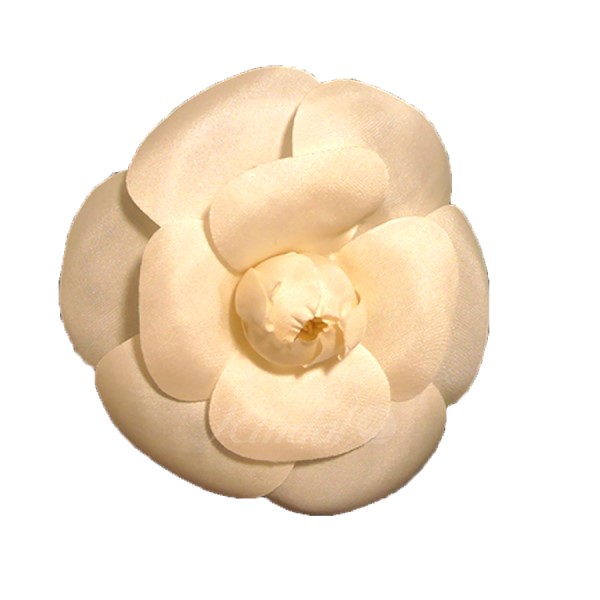 中古 Chanel カメリア コサージュ ホワイト ホワイト シャネル Rvcconst Com