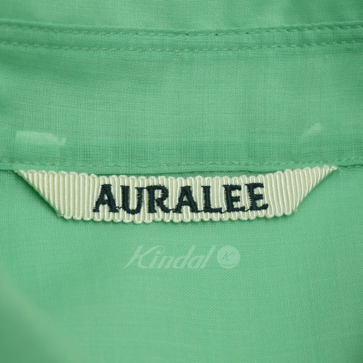 お得セット 中古 Auralee ss オーラリー サイズ 1 グリーン Onepiece Cloth Sheer Polyester Recycle Wool ワンピース