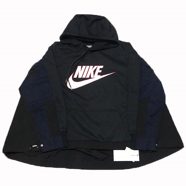 中古 Sacai Nike ロゴ プリント 変形 フーディ パーカー Women S Hoodie ブラック サイズ 2 サカイ ナイキ Voli Me