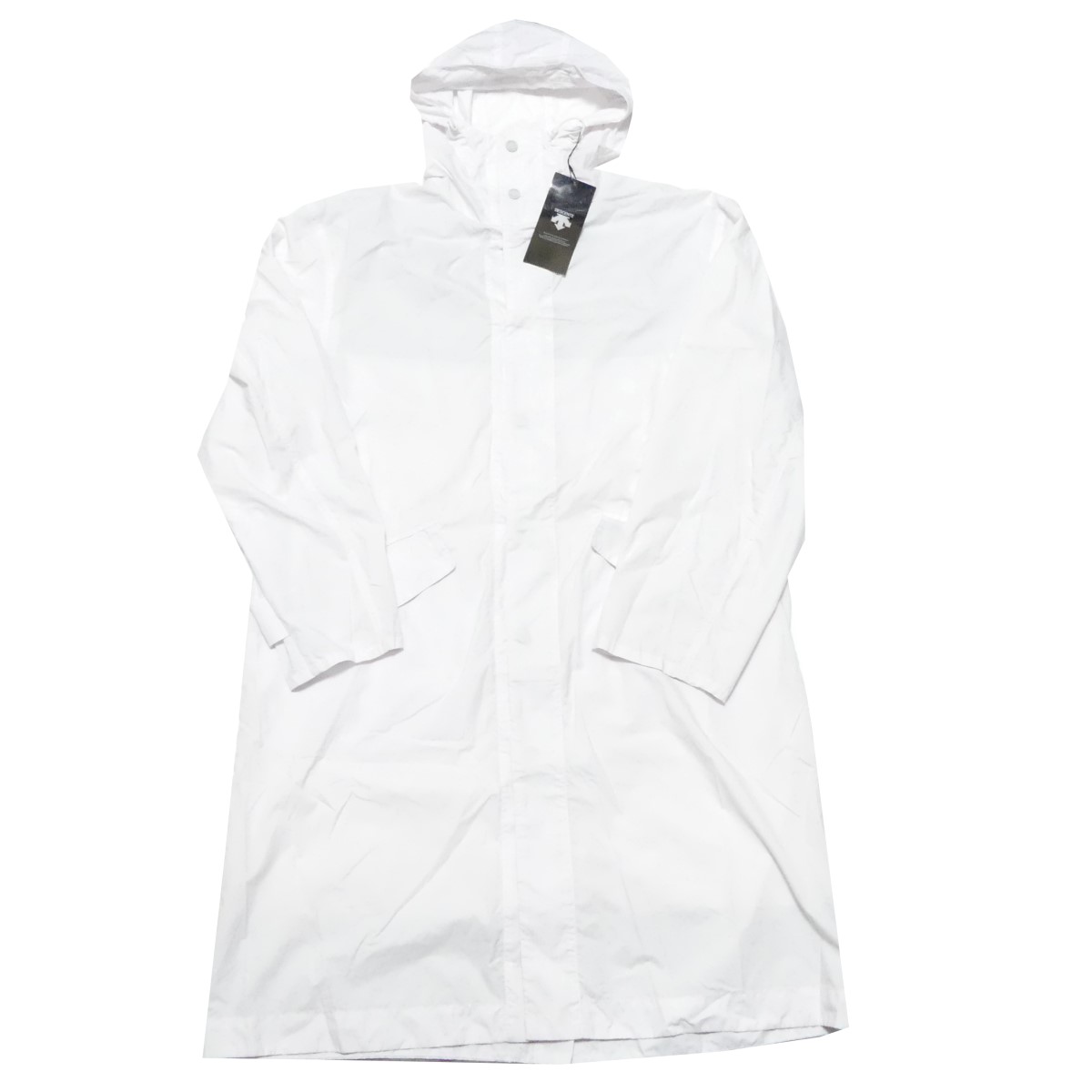 DESCENTE - DESCENTE PAUSE HOODED OVER COAT コート カーキの+