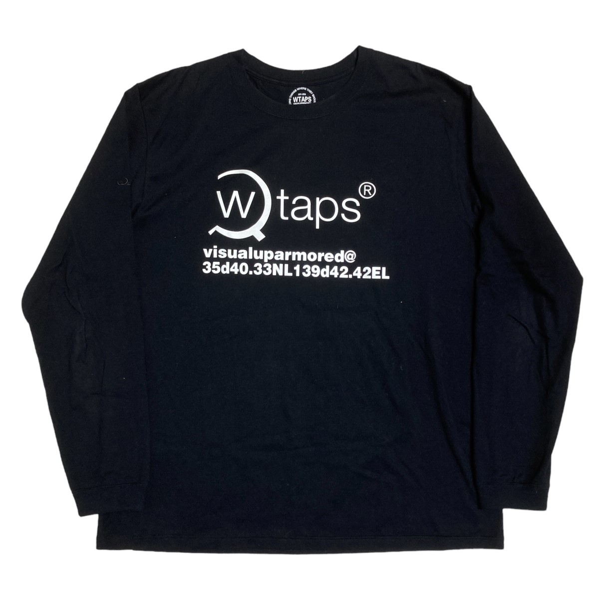 W)taps - ダブルタップス WTAPS バックプリント 長袖Tシャツ メンズ