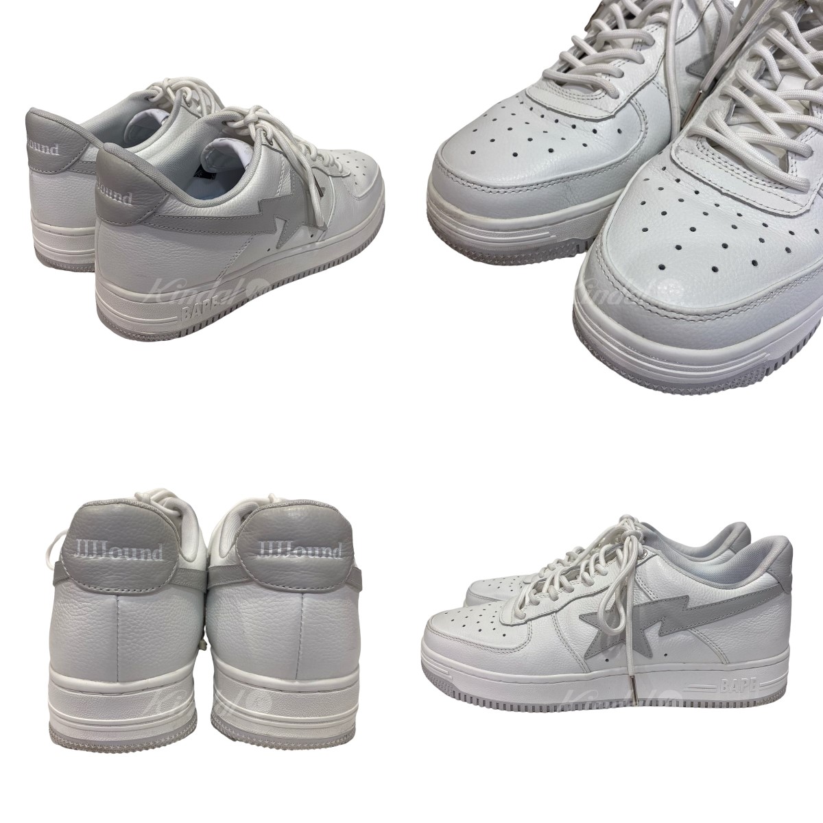 A BATHING APE×JJJJOUND22SS「BAPE STA」ローカットスニーカー