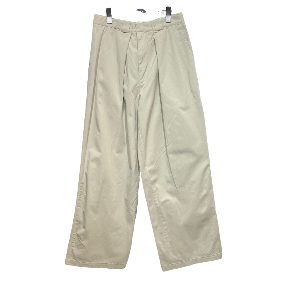 【中古】J.W.Anderson chino front pleats trousers ベージュ サイズ:36 【010722】(ジョナサンウィリアムアンダーソン)