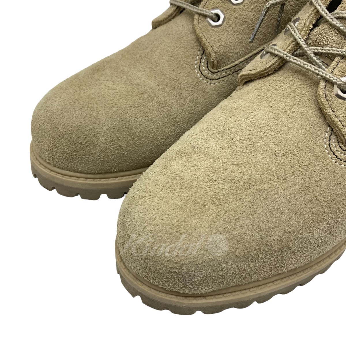 【中古】TIMBERLAND×nonnativeGORE-TEX6インチスウェードレザーブーツベージュサイズ:26.5【050722】(ティンバーランド×ノンネイティブ)