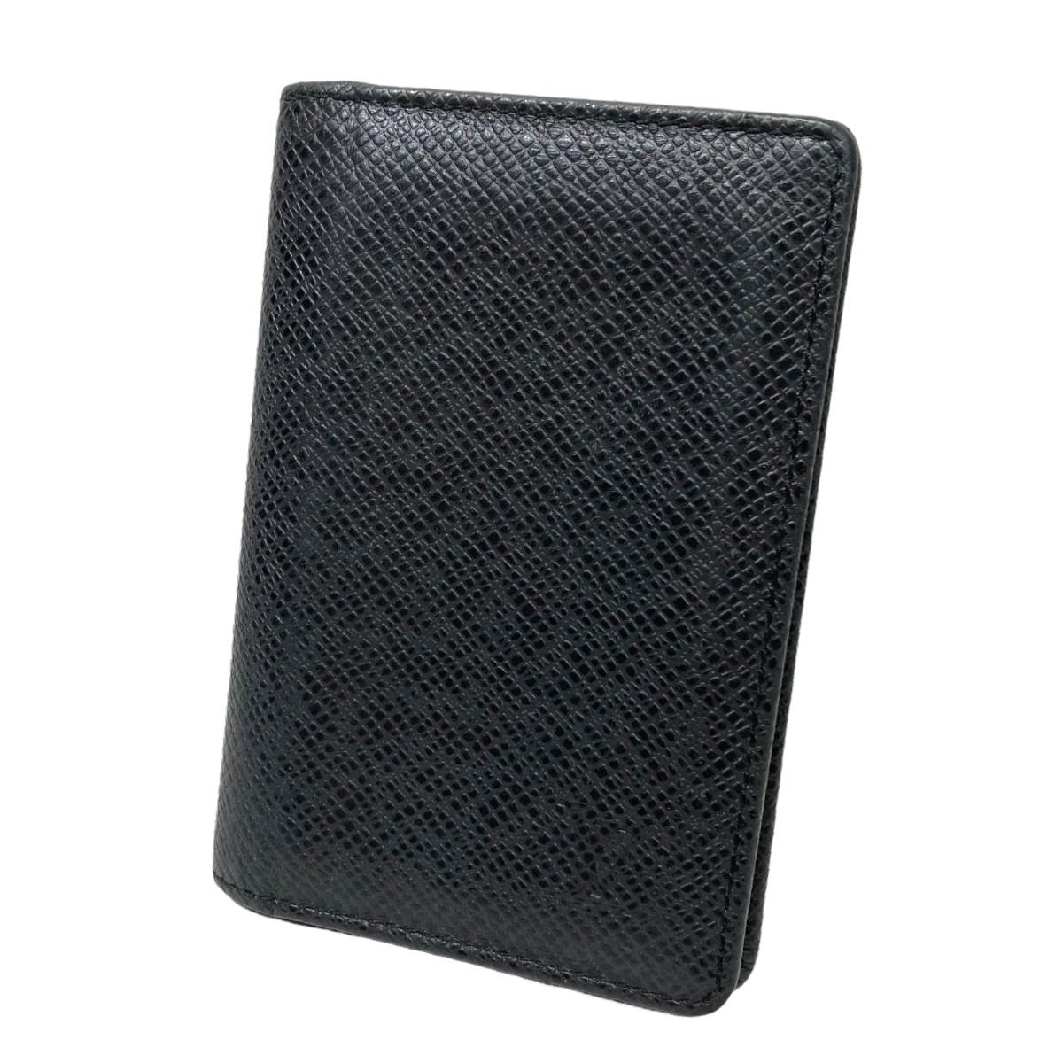 【中古】LOUIS VUITTON オーガナイザー・ドゥ・ポッシュ タイガカードケース M30512 ブラック 【050722】(ルイヴィトン)