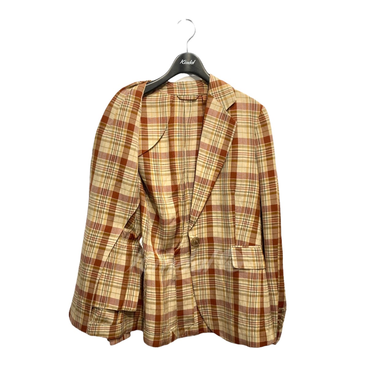 大橋和也 エモ旅 acne studios ピンク チェック ジャケット