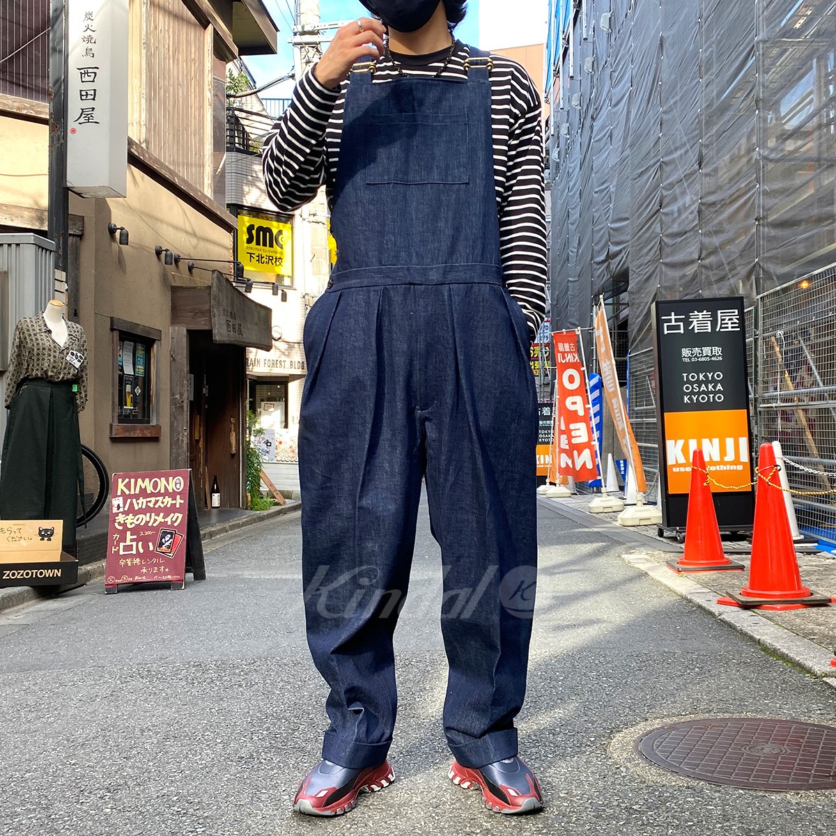 NEAT×UNITED ARROWS 20SS インディゴ OVERALLデニムオーバーオール