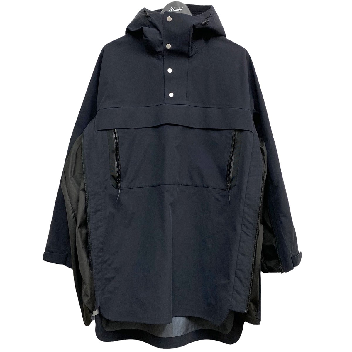 yeti×AP STUDIO 別注Anorak Coat Ponchoアノラックコートポンチョレインコート ブラック サイズ 最大94％オフ！