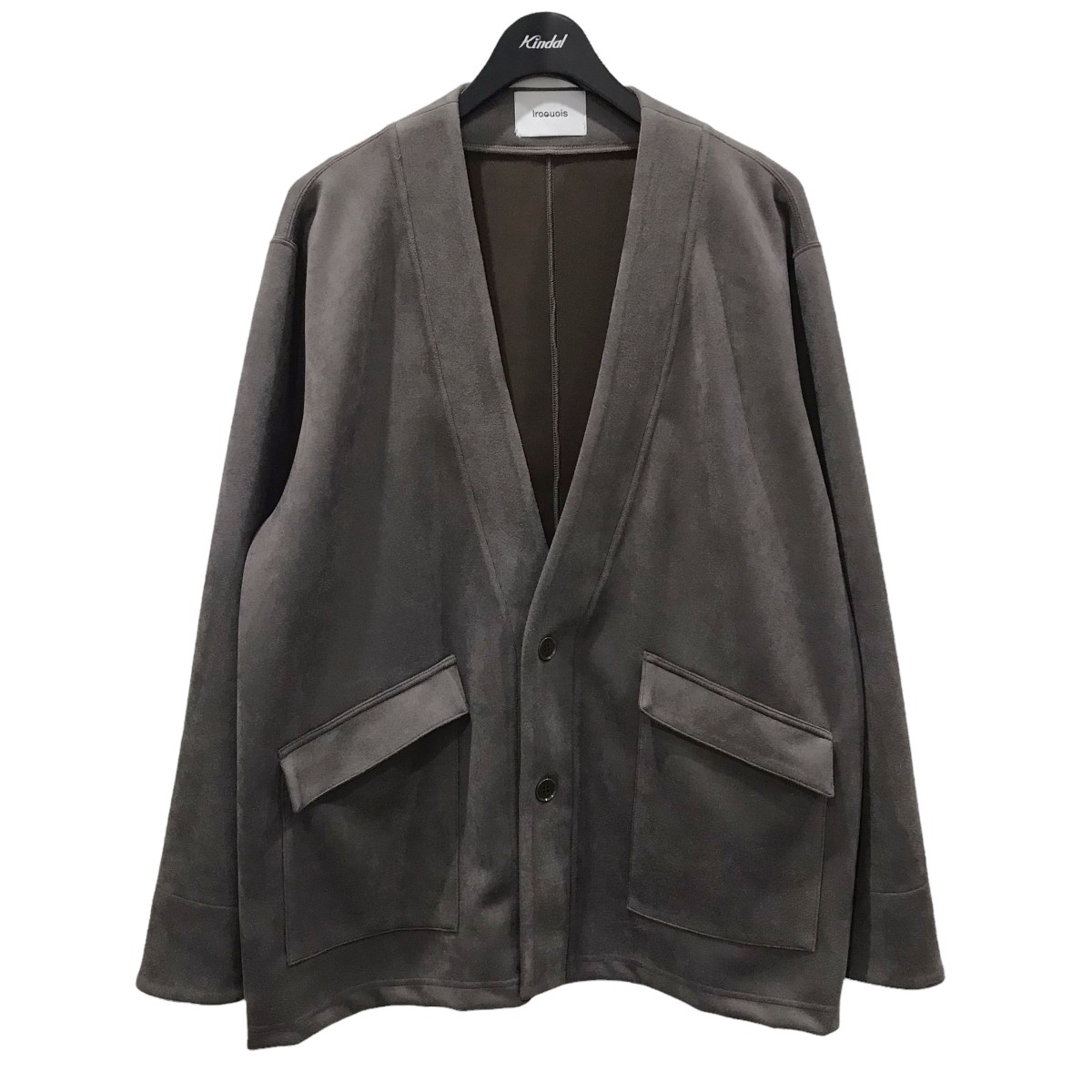 7738円 【SALE/82%OFF】 Iroquois 22SS テックニットスウェードカーディガン TECH KNIT SUEDE CD 178106 モカ サイズ