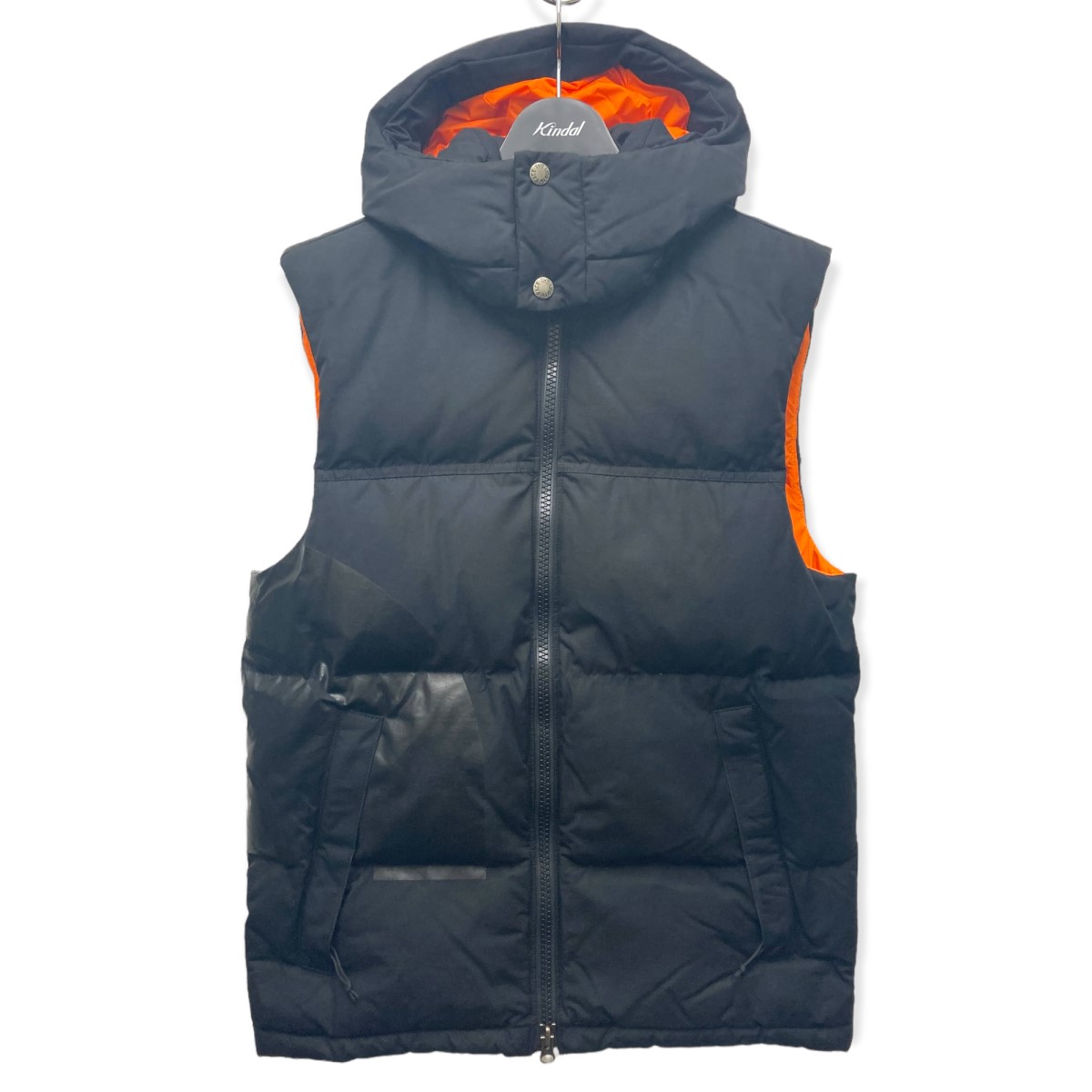 JUNYA WATANABE CdG MAN×THE NORTH FACE 17AW ダウンベスト ブラック×オレンジ サイズ