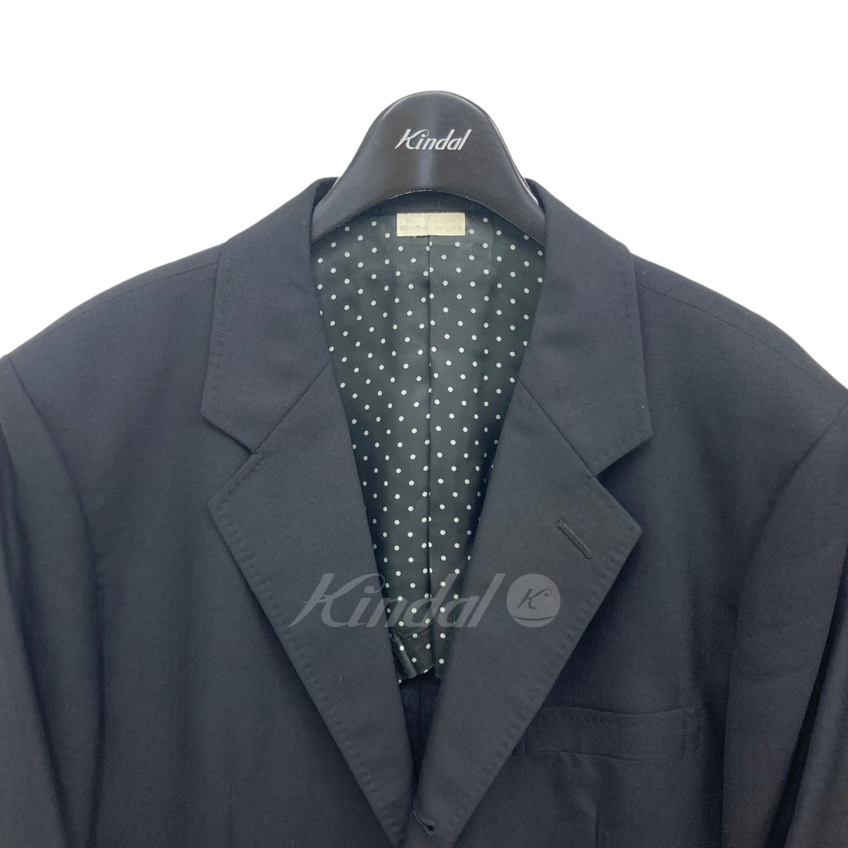 【中古】COMMEdesGARCONSHOMMEDEUXセットアップスーツブラックサイズ:L/L【170822】(コムデギャルソンオムドゥ)