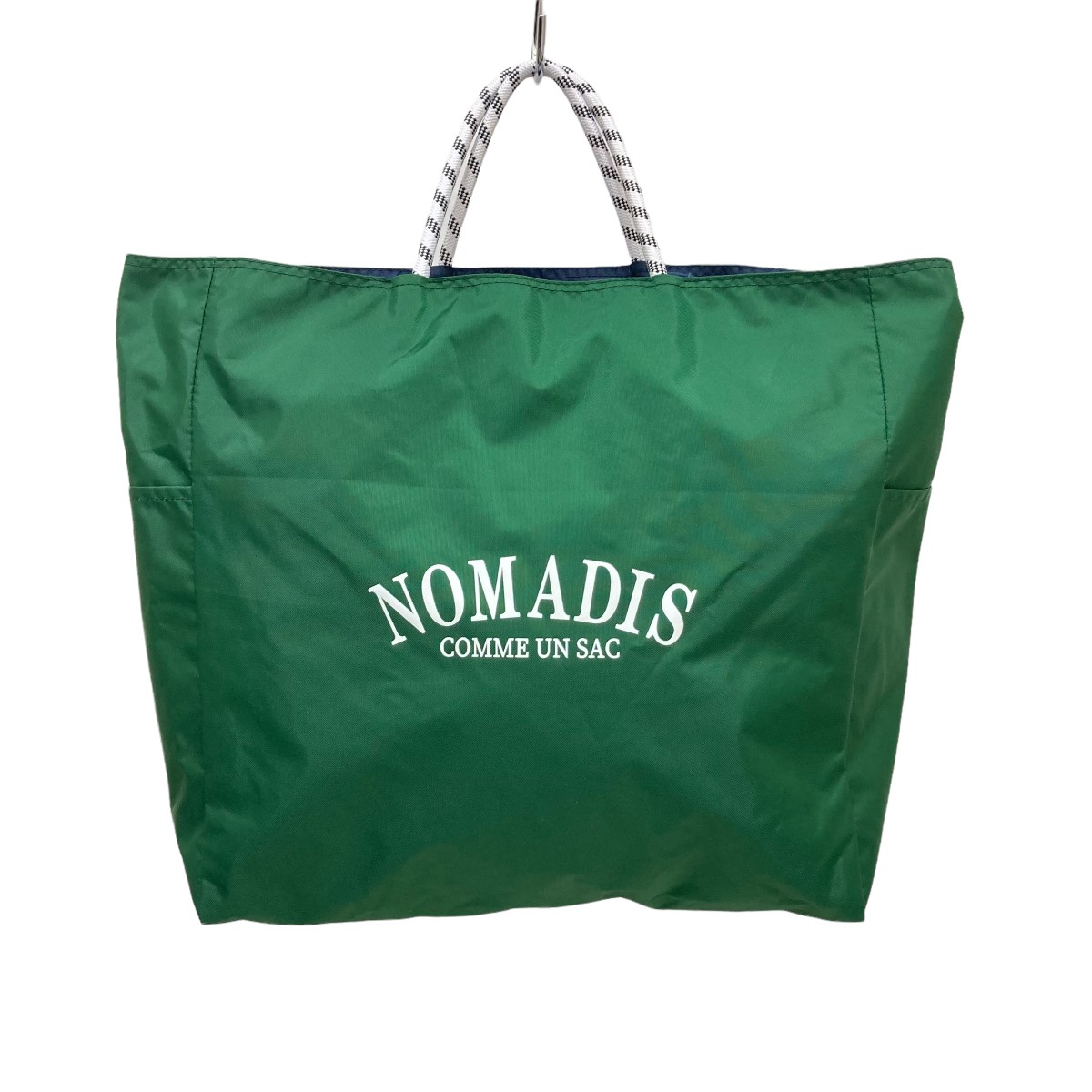 NOMADIS ロゴトートバッグ グリーン ノマディス 割引発見