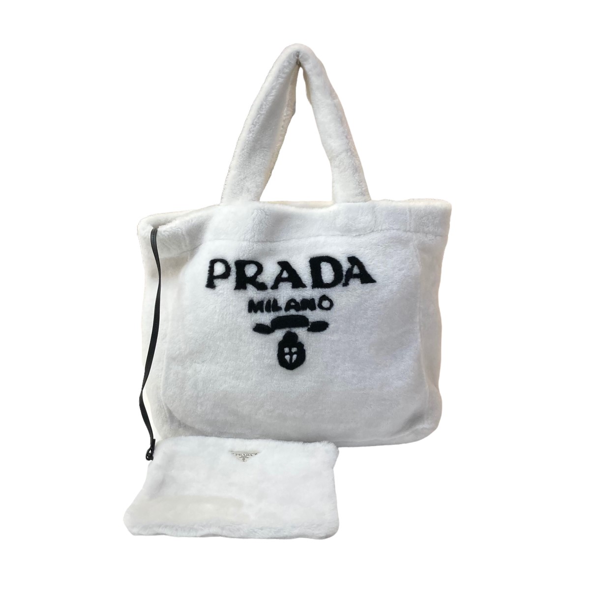 PRADA 21SS MONTONE ムートンバッグ ホワイト (プラダ)