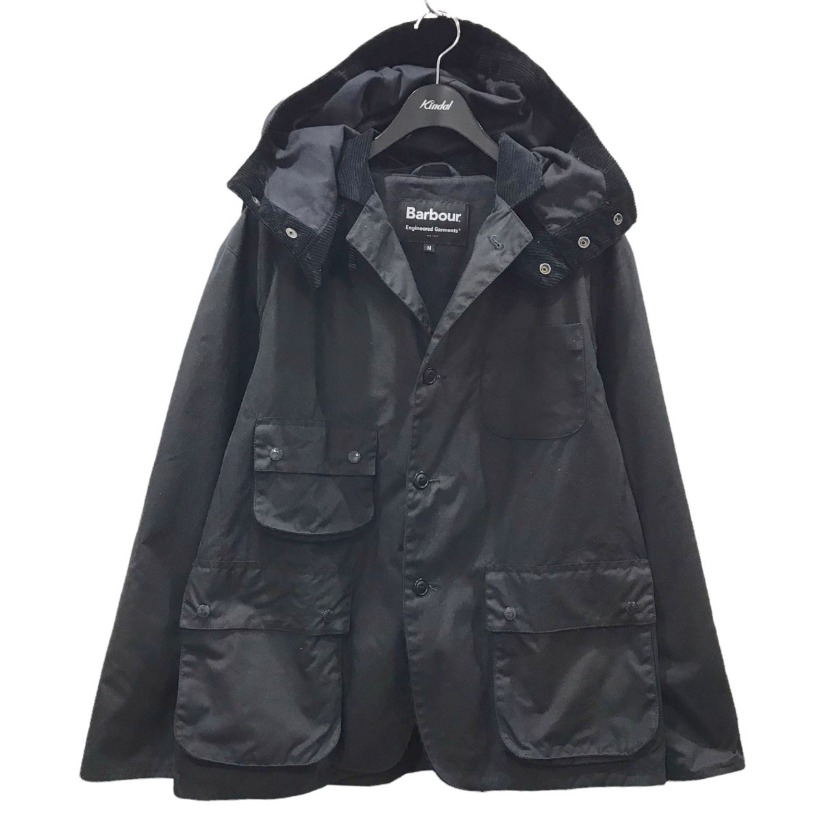 良品】エンジニアードガーメンツ バブアー 比翼仕立てコート Barbour+