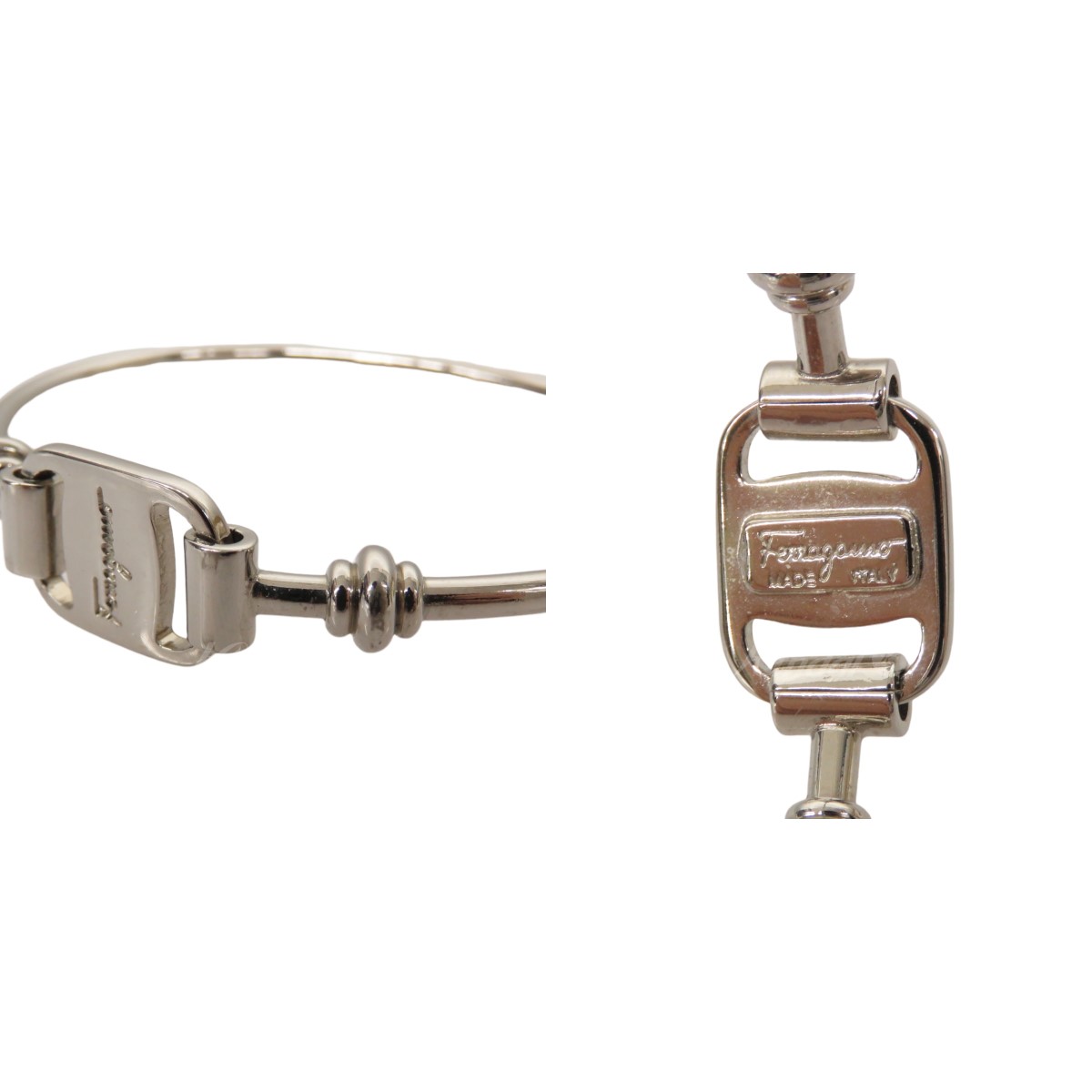 【中古】SalvatoreFerragamoヴァラブレスレットシルバー【120922】(サルヴァトーレフェラガモ)