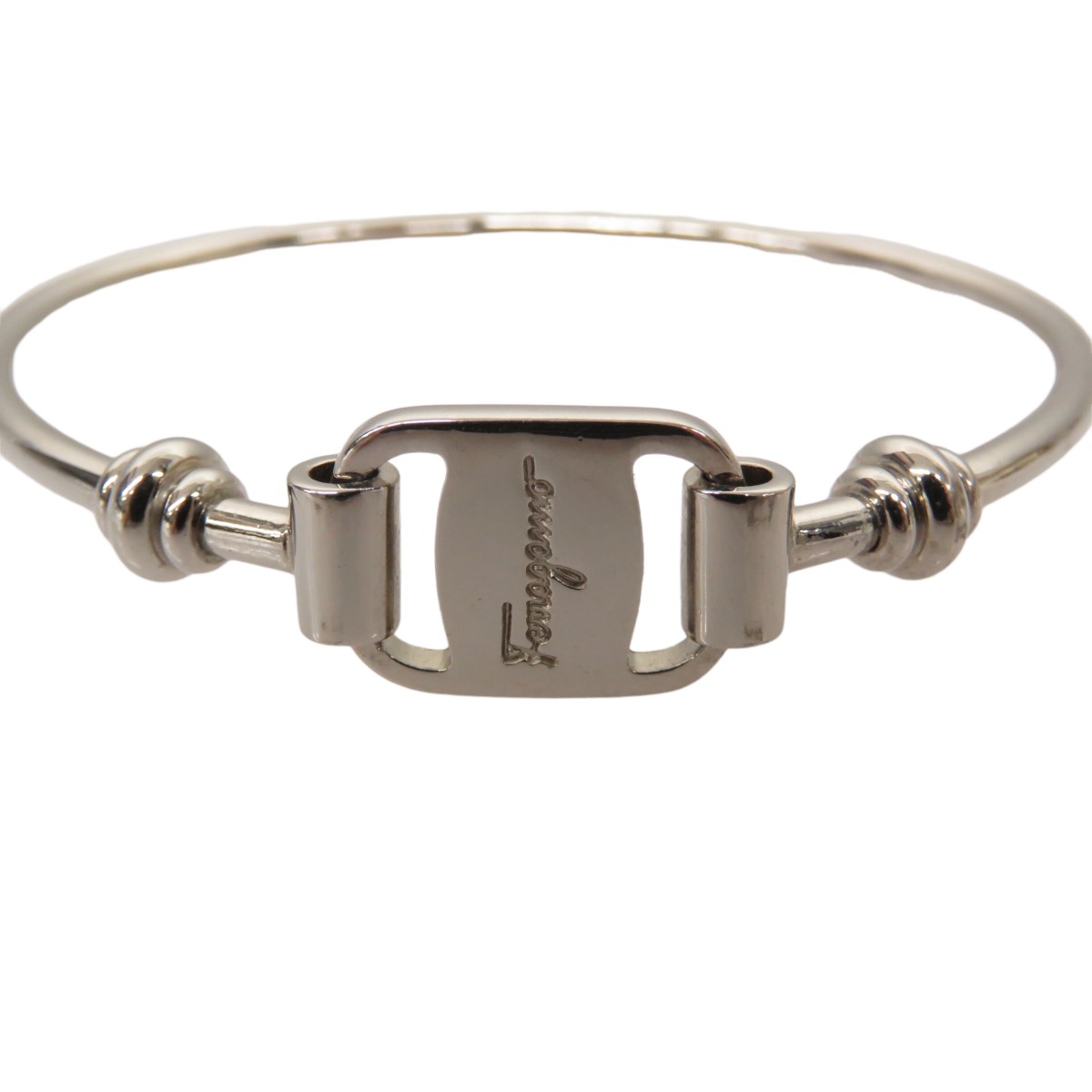 【中古】SalvatoreFerragamoヴァラブレスレットシルバー【120922】(サルヴァトーレフェラガモ)