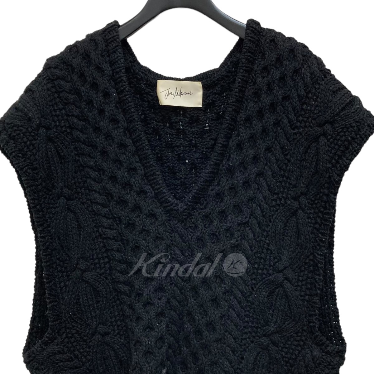 21SS JUN MIKAMI ジュンミカミ HAND KNIT VEST juqui別注 ハンドニット