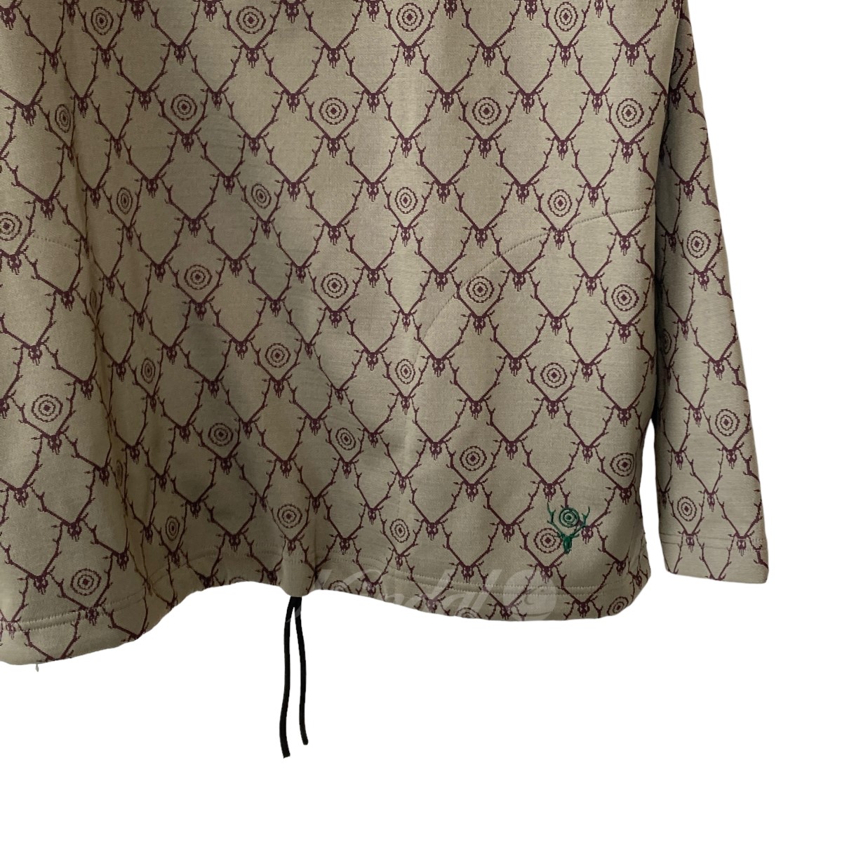 【中古】SOUTH2WEST8STRINGVNECKSHIRT-POLYJQカーキサイズ:XS【270922】(サウス2ウエスト8)