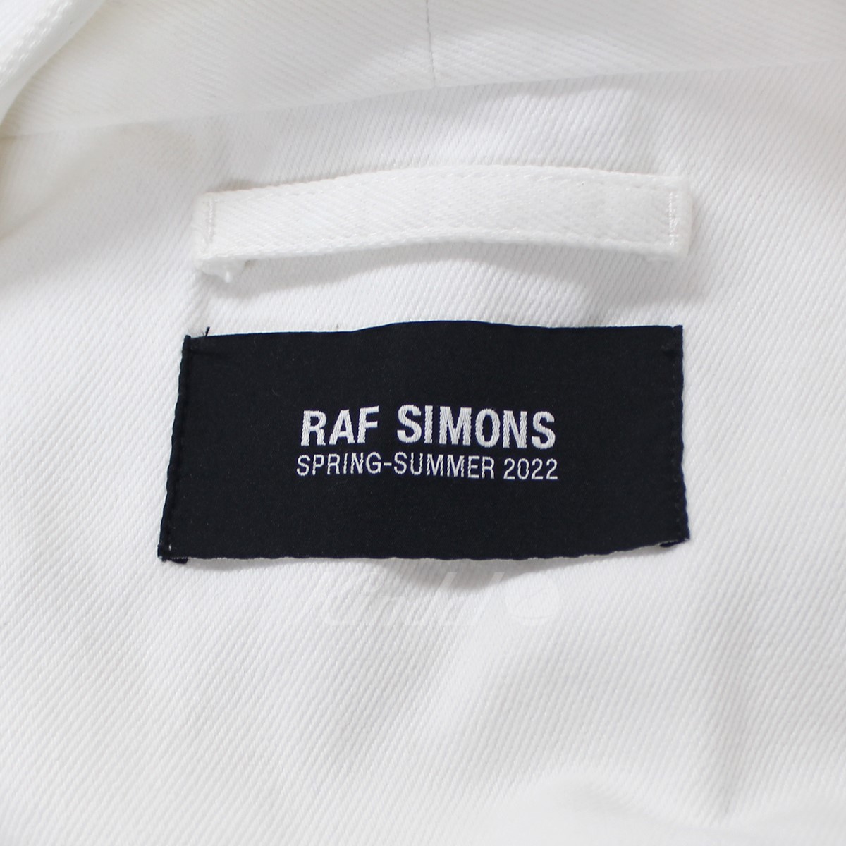 魅力の Simons RAF Denim SIMONS - 22SS Oversized Raf Denim