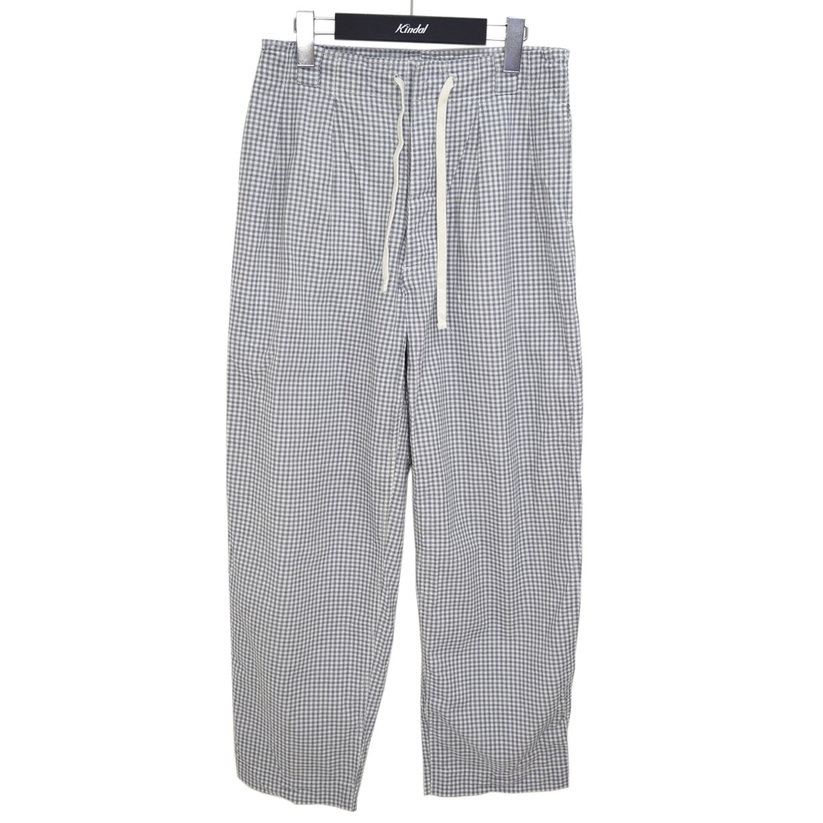 【中古】 ETS． MATERIAUX　 ETS．EURO EASY PANTS イージーパンツ 2021SS グレー サイズ：1 【041022】（マテリオ）