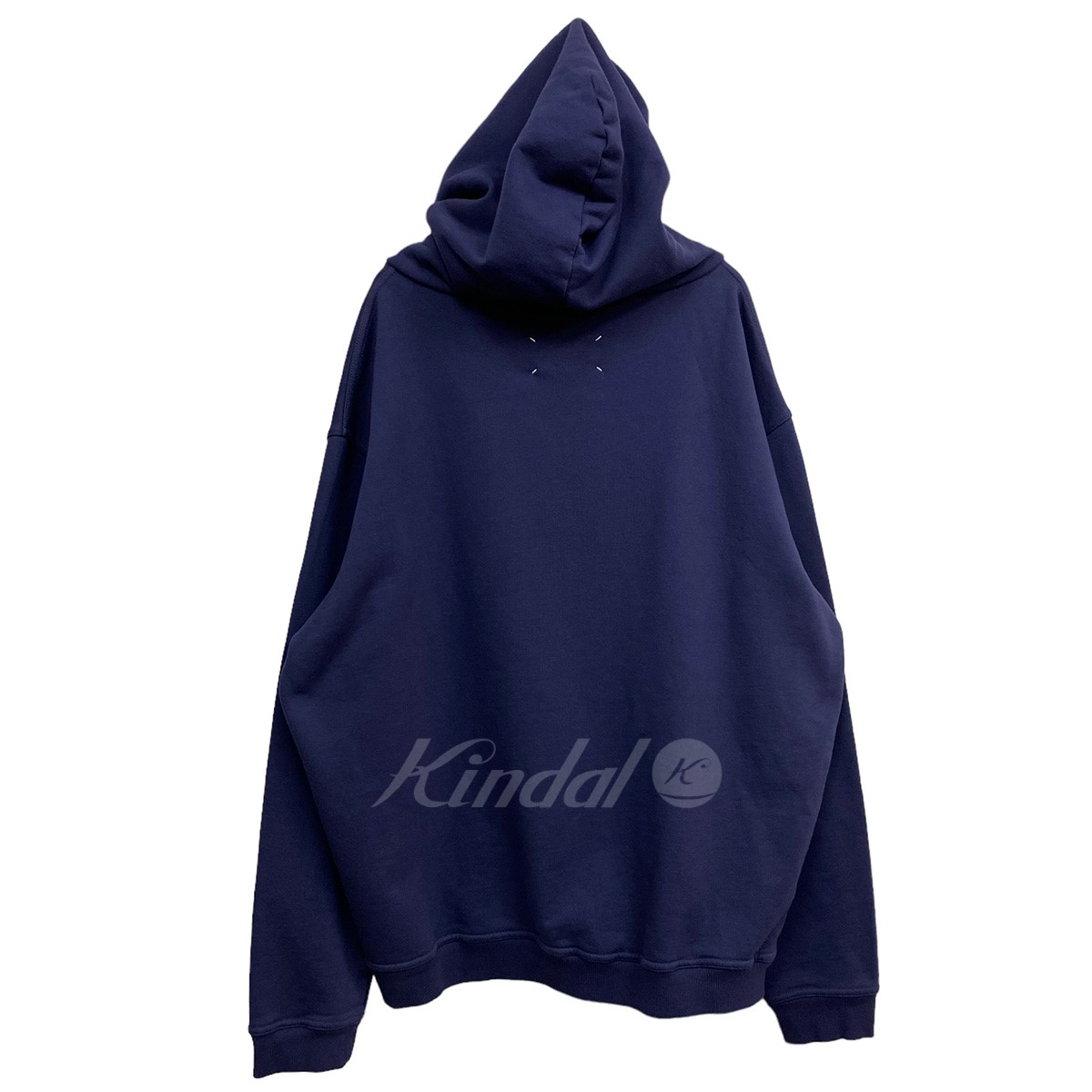 値引き Maison Margiela 10 21SS UPSIDE DOWN LOGO HOODIEオーバー