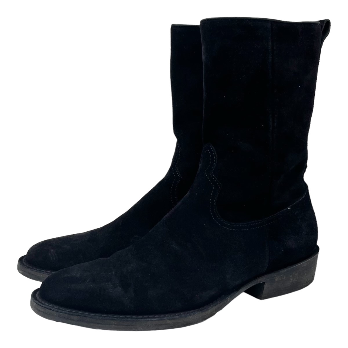 Minedenim Nonnative Side Zip Boots サイドジップスエードブーツ ブラック サイズ 22